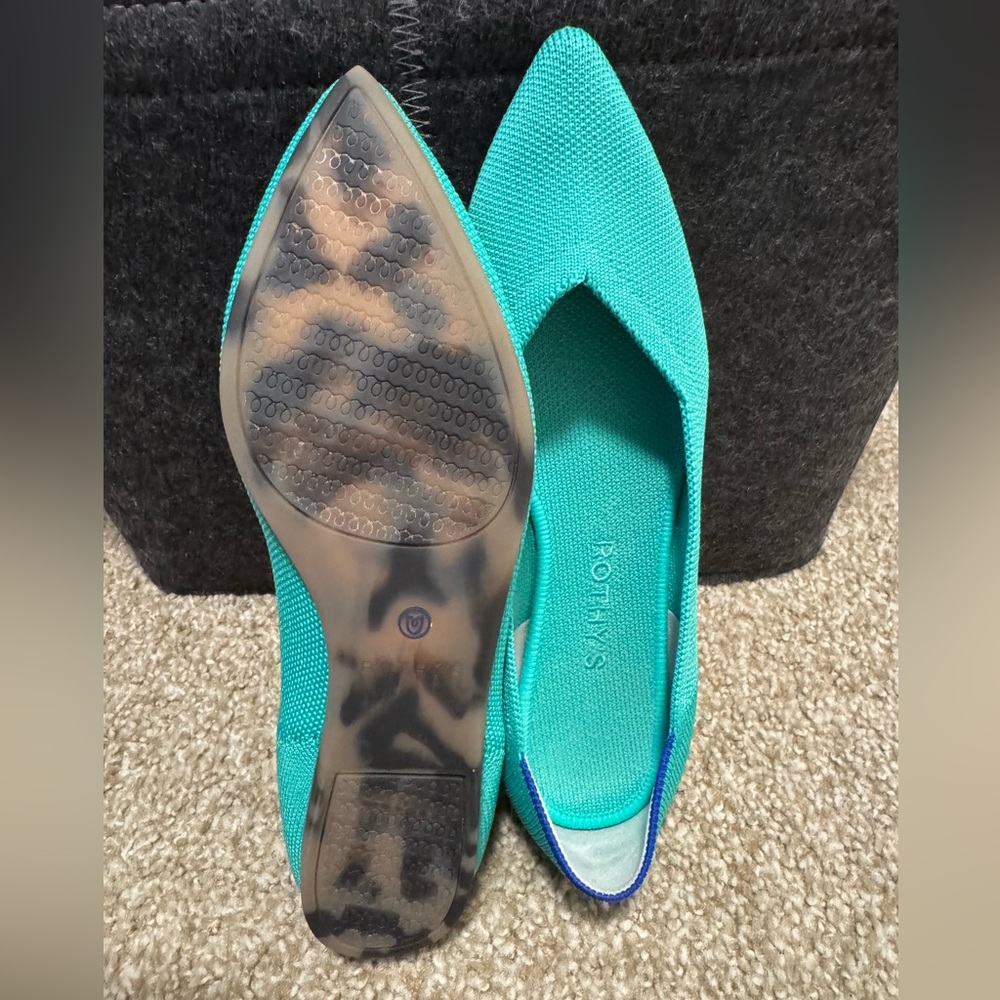 Rothy's Teal Women's Shoes - Picture 2 of 6